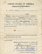 Subpoena issued to Helen Quirini, 1954